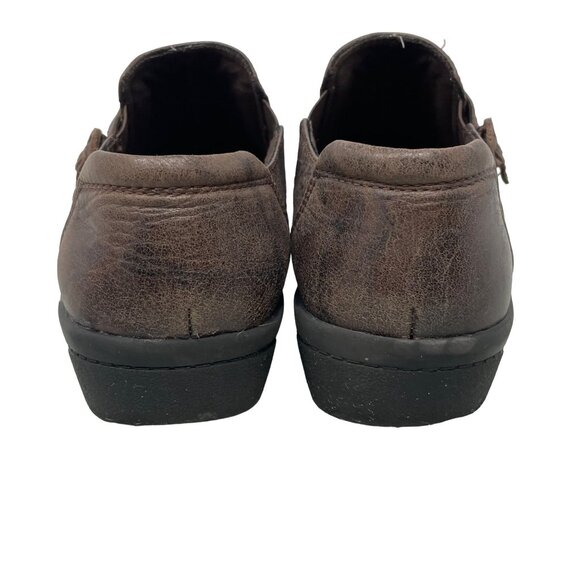Clarks Collection Loafers Cheyn Madi Slip On Round Toe Brown Leather Size 9.5 - Picture 4 of 8